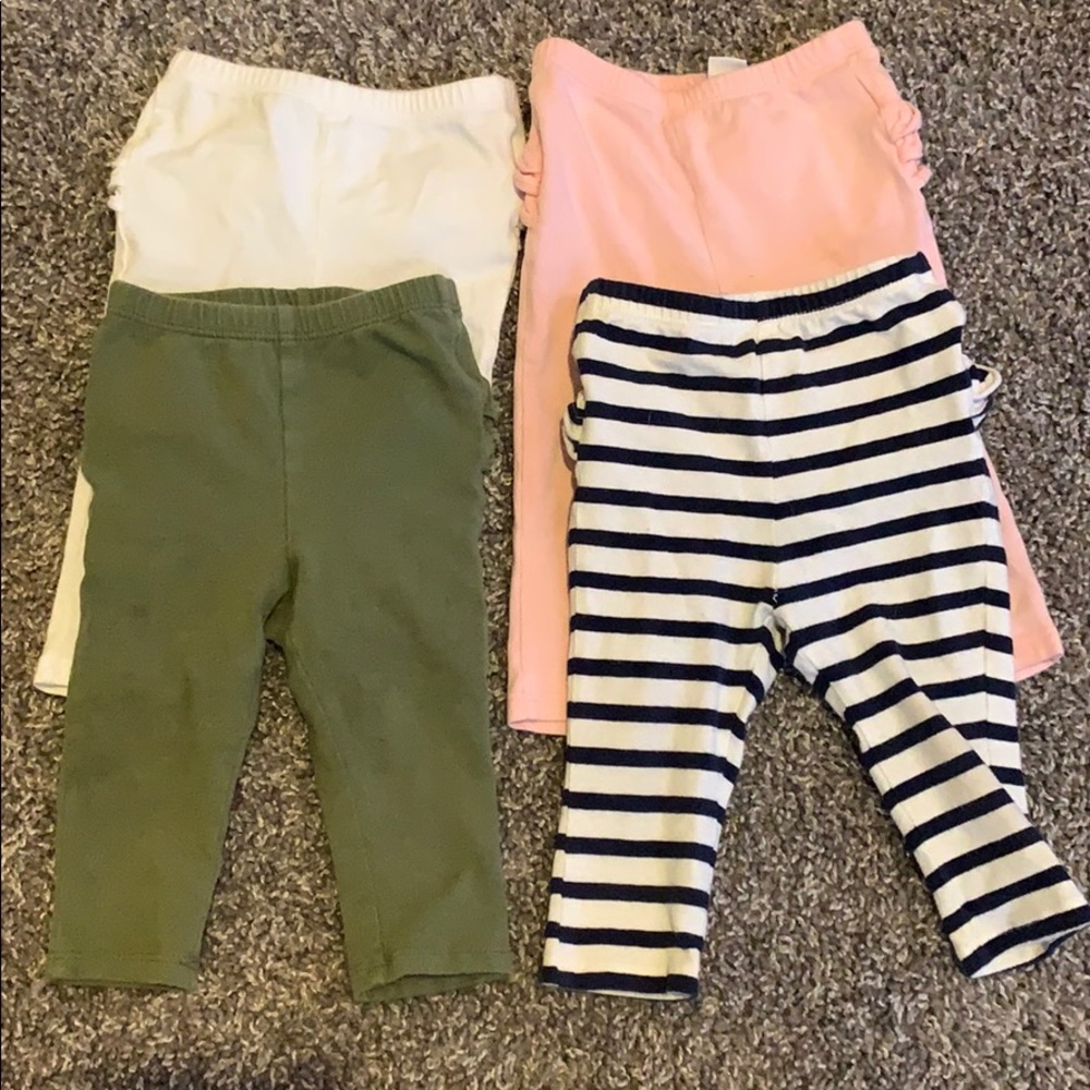 4/$10 Lot of 4 Ruffle Butt Old Navy Leggings